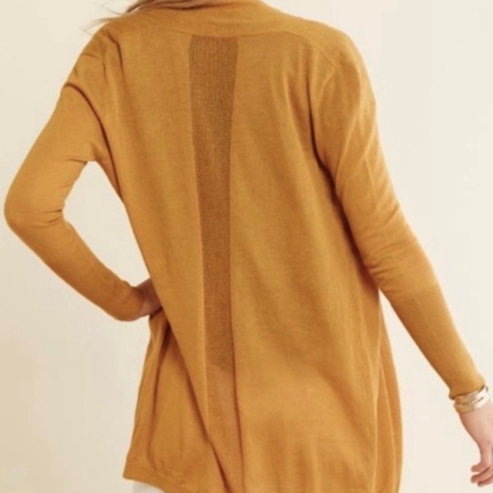 Evereve Peyton Jensen Mustard Yellow Light Cardigan XS
